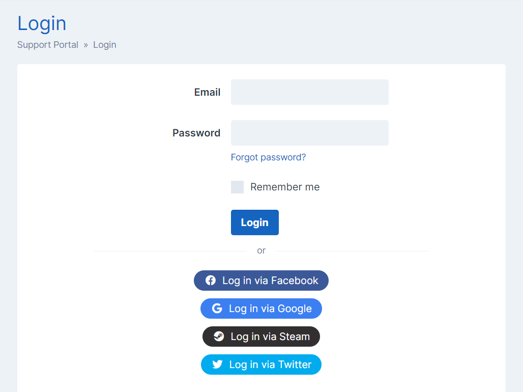 Social Login