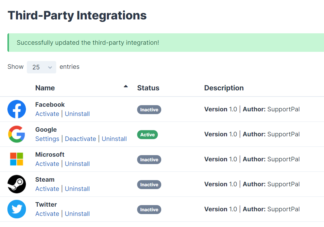 Third-Party Integrations