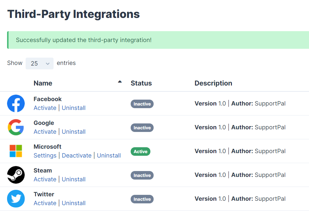 Third-Party Integrations