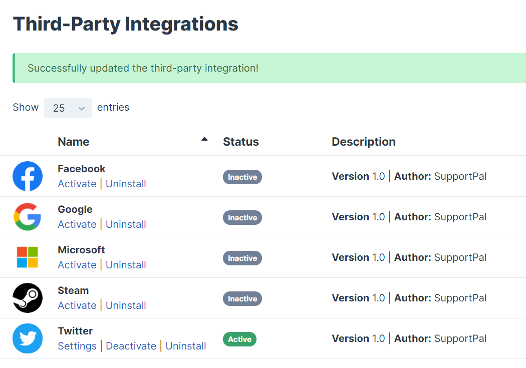 Third-Party Integrations