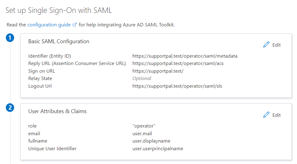 Microsoft 365 - SAML Configuration