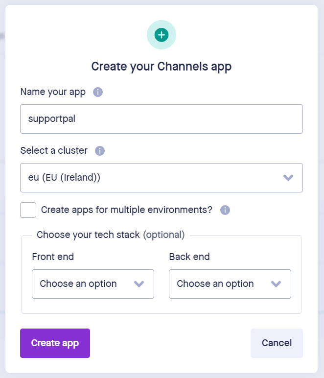 Create Channels App