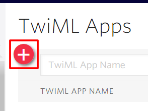 Add TwiML App