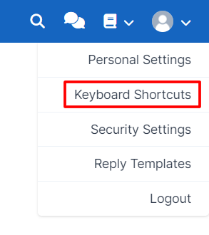 Keyboard Shortcuts Dialog