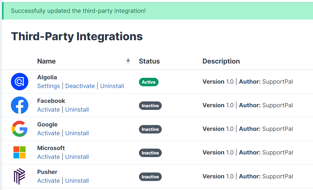 Third-Party Integrations