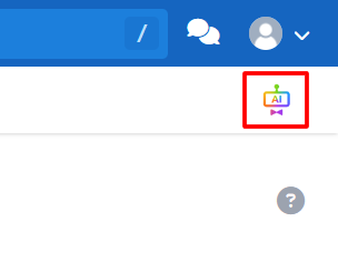AI Assistant Widget Button