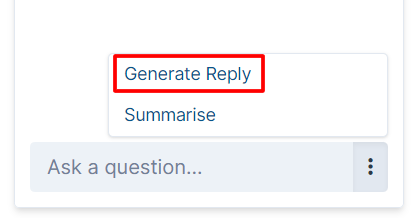 Widget Generate Reply