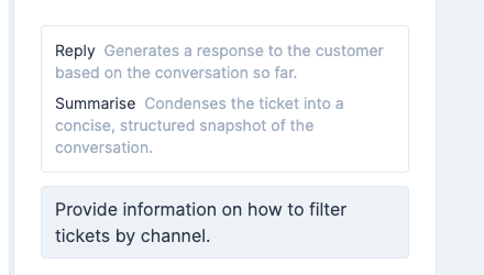 Context Panel Write Question