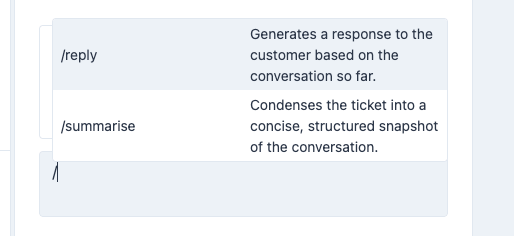 Context Panel Generate Reply
