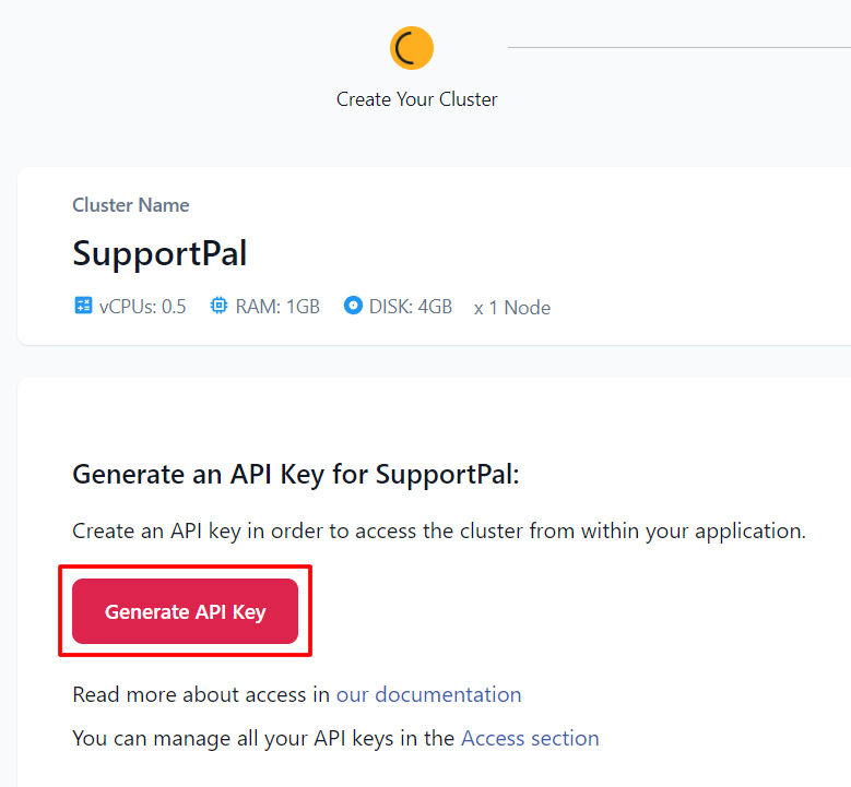 Qdrant Cloud Generate API Key