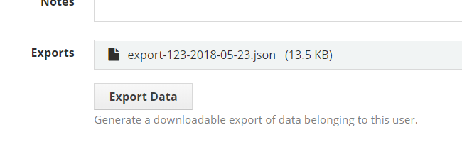 Export Available