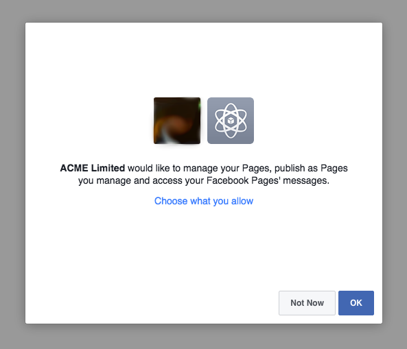 Facebook Access Token Step 3