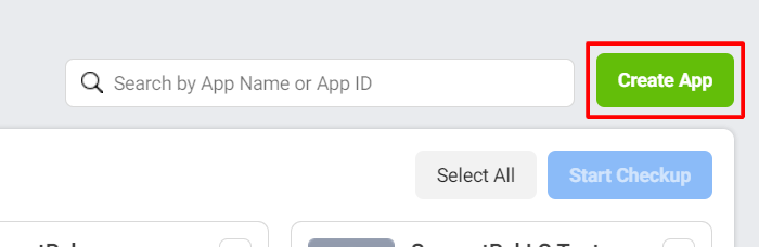 Facebook Create App