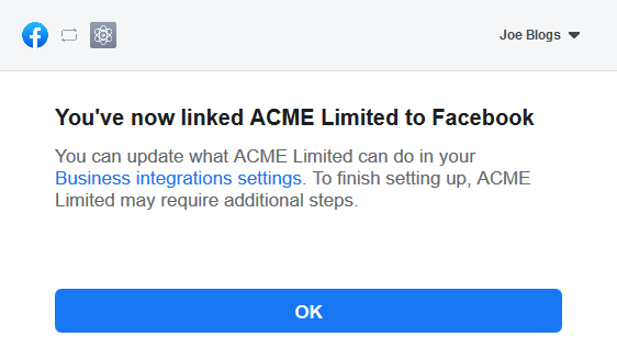 Facebook Access Token Step 4