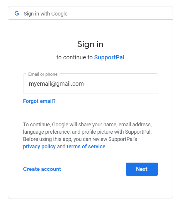 Google OAuth Popup