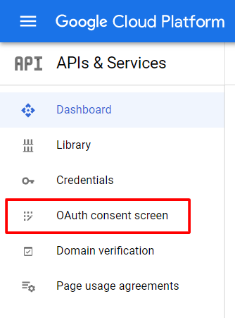 OAuth Consent Screen
