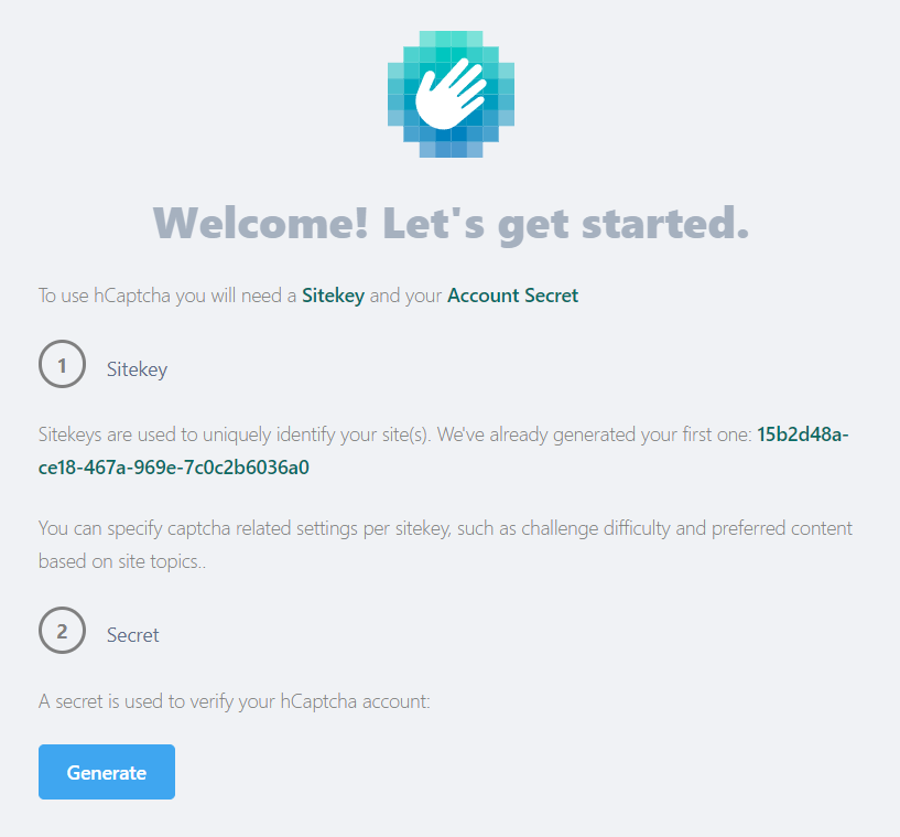 hCaptcha Quick Setup