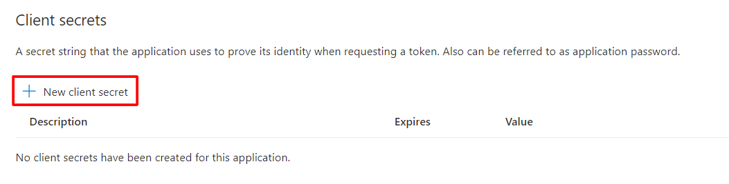 Client Secret