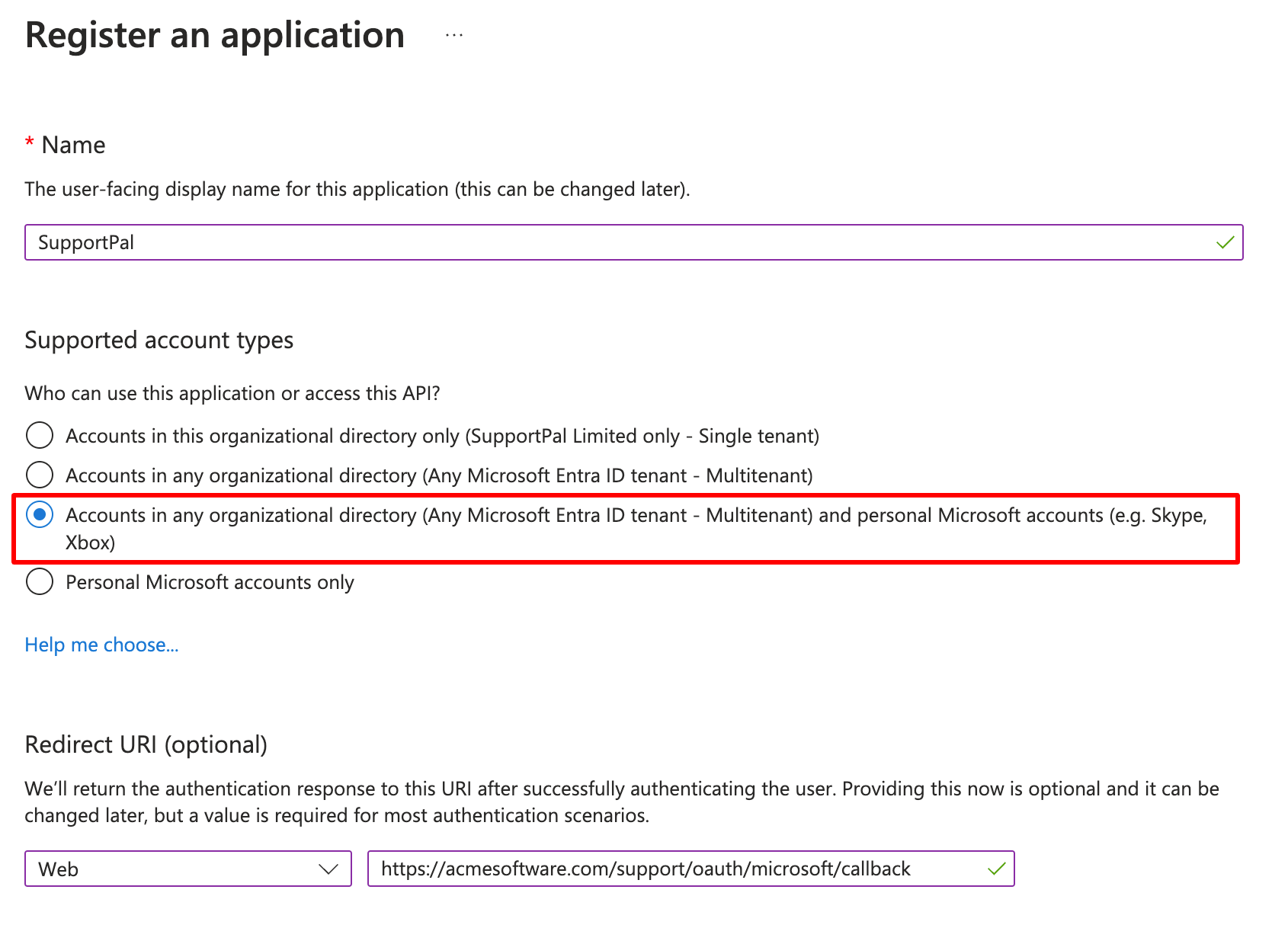 Register an Application