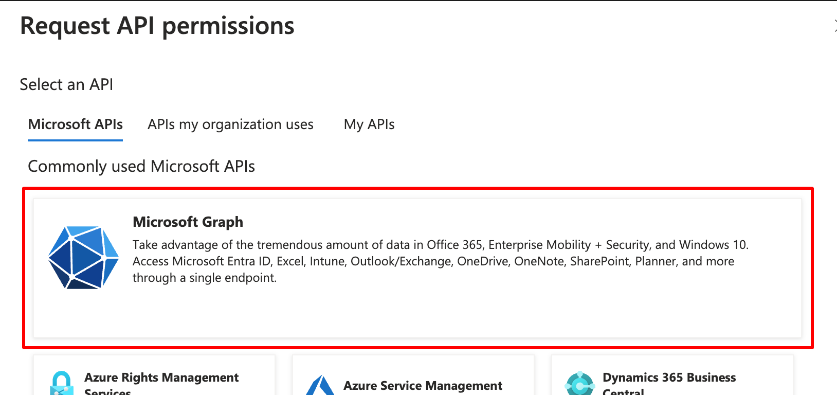 Microsoft Graph Permissions