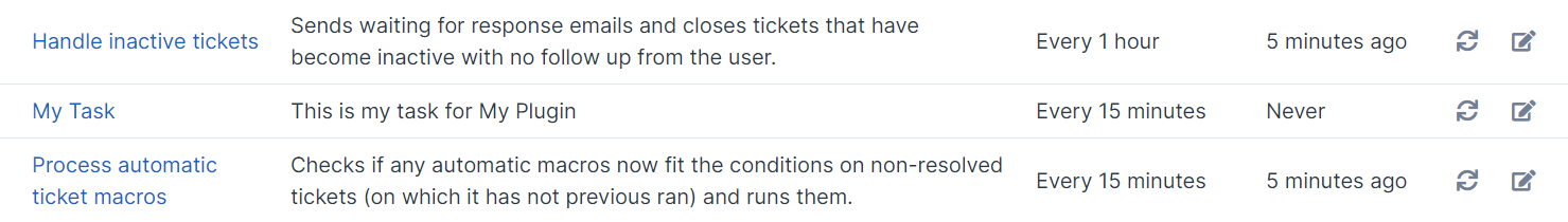 Custom Scheduled Task