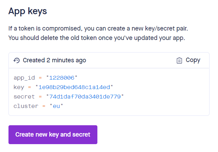 App Keys
