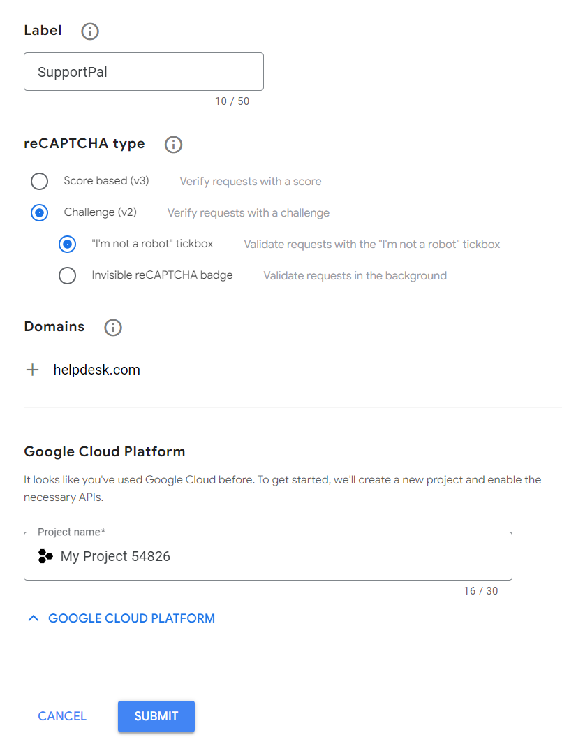 Register a new site