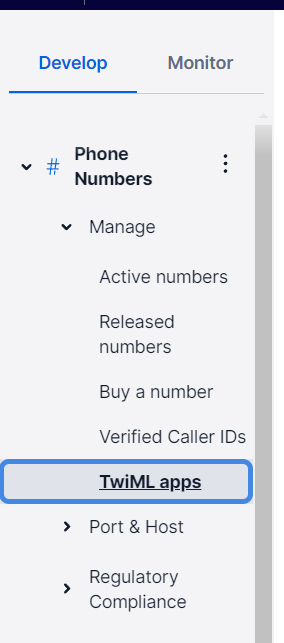 TwiML Apps