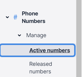 Active Numbers