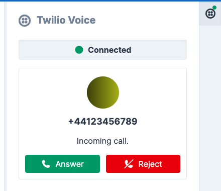 Twilio Incoming Call
