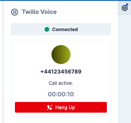 Twilio Answered Call