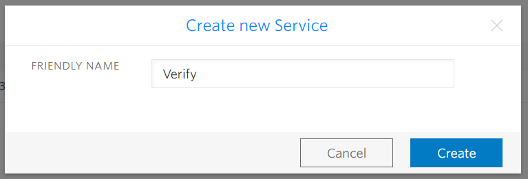 Twilio Verify Add Service