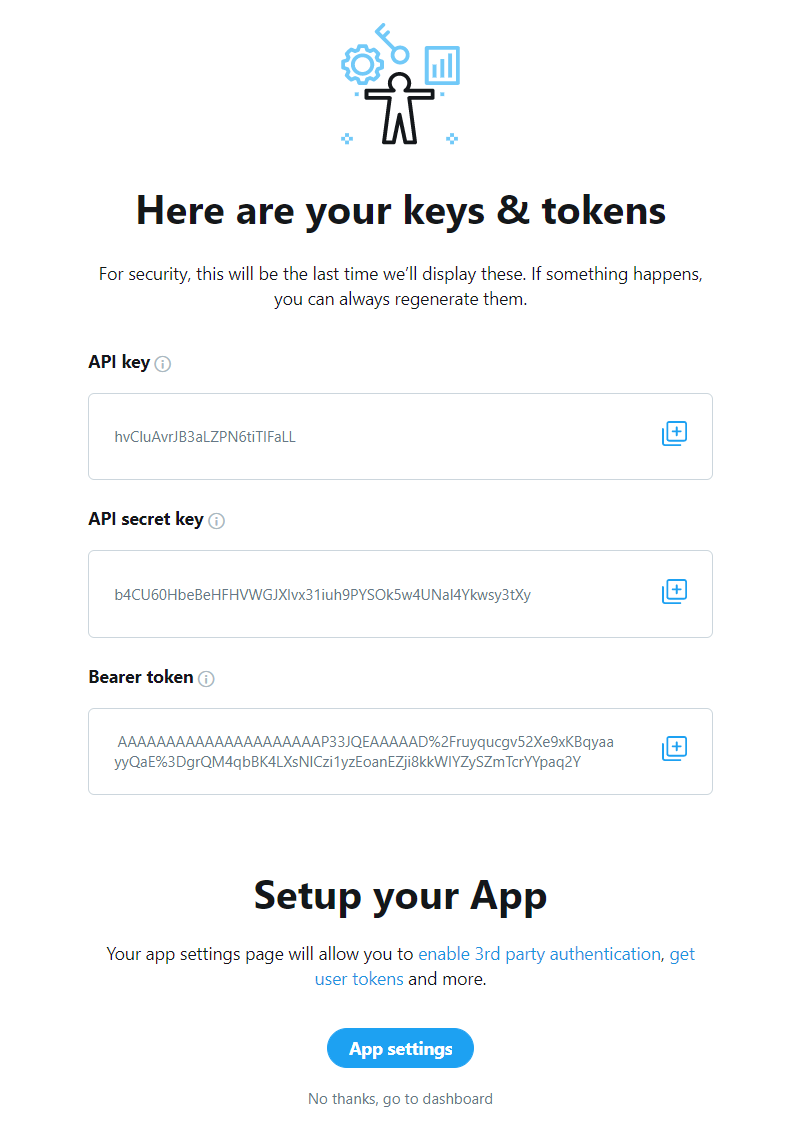 X App Keys