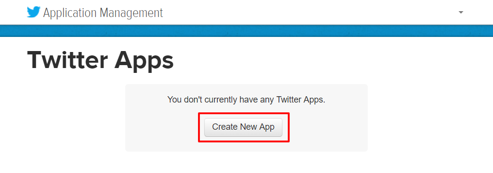Create New App