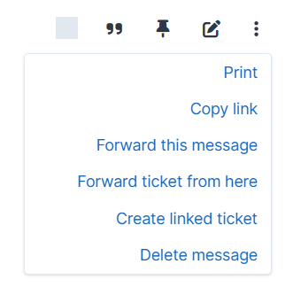 Message Actions