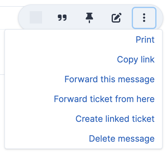 Message Actions